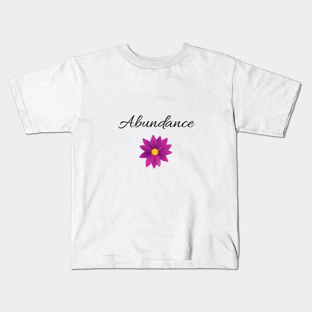 Abundance Kids T-Shirt by Said with wit